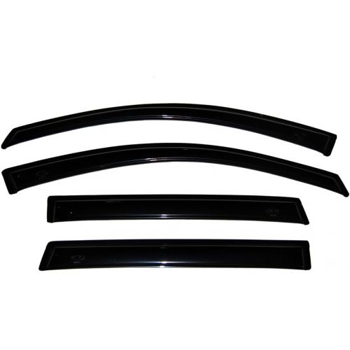  Auto Ventshade 94850 Original Ventvisor Side Window Deflector Dark Smoke, 4-Piece Set for 2007-2010 Hyundai Elantra