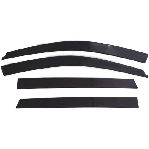  Auto Ventshade 894014 Low Profile Dark Smoke Ventvisor Side Window Deflector, 4-Piece Set for 2001-2007 Silverado 1500, 2001-2004 Silverado 2500, 2001-2006 Silverado 3500, 2001-200