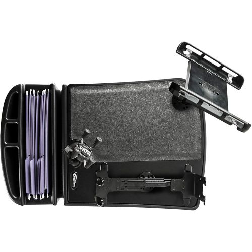  AutoExec AEGrip-02-09 BLK Efficiency GripMaster Black X-Grip Phone Mount, Tablet Mount Printer Stand