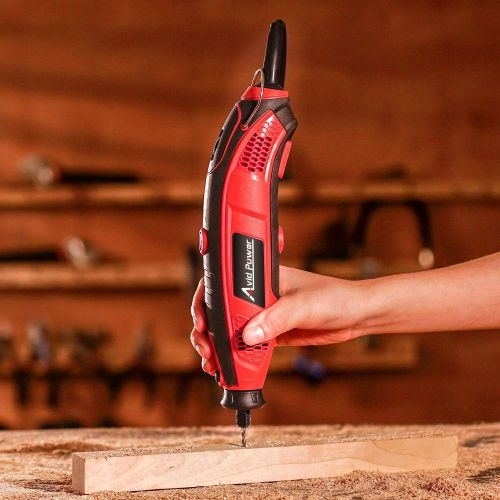  Visit the Avid Power Store Rotary Tool Kit 1.5 Amp with 110pcs Accessories, Variable Speed, 3 Attachments (Flex shaft, Holder Hanger and Cutting Guide) for Home and Crafting Projects