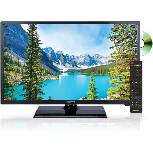  Axess AXESS TVD1805-22 22-Inch 1080p LED HDTV, Features 12V Car Cord Technology, VGAHDMIUSB Inputs, Built-in DVD Player, Full Function Remote