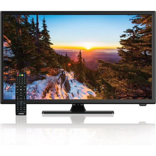  Axess AXESS TVD1805-22 22-Inch 1080p LED HDTV, Features 12V Car Cord Technology, VGAHDMIUSB Inputs, Built-in DVD Player, Full Function Remote