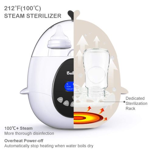  [아마존베스트]BABLE Bable Bottle Warmer, Multipurpose Smart Bottle Warmer with Remote Control