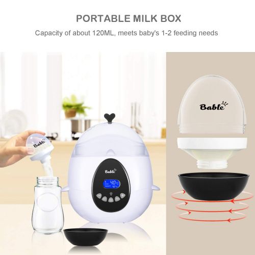  [아마존베스트]BABLE Bable Bottle Warmer, Multipurpose Smart Bottle Warmer with Remote Control