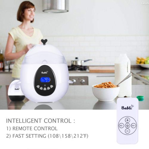  [아마존베스트]BABLE Bable Bottle Warmer, Multipurpose Smart Bottle Warmer with Remote Control