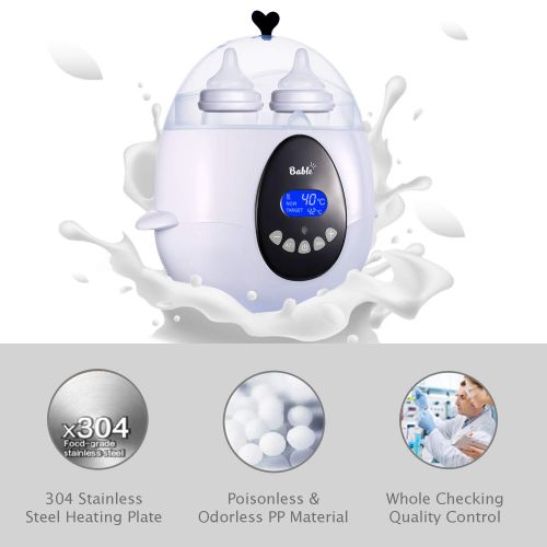  [아마존베스트]BABLE Bable Bottle Warmer, Multipurpose Smart Bottle Warmer with Remote Control