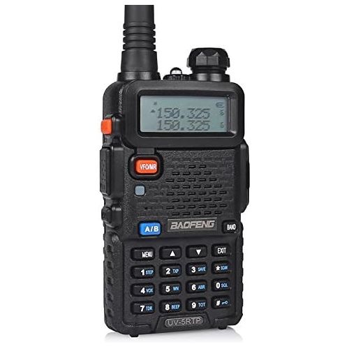  BaoFeng 5 Pack Baofeng UV-5RTP Tri-Power 8W4W1W UHF VHF Dual Band High Power Two-Way Radio Transceiver + 1 Programming Cable