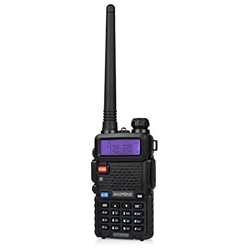  BaoFeng 5 Pack Baofeng UV-5RTP Tri-Power 8W4W1W UHF VHF Dual Band High Power Two-Way Radio Transceiver + 1 Programming Cable