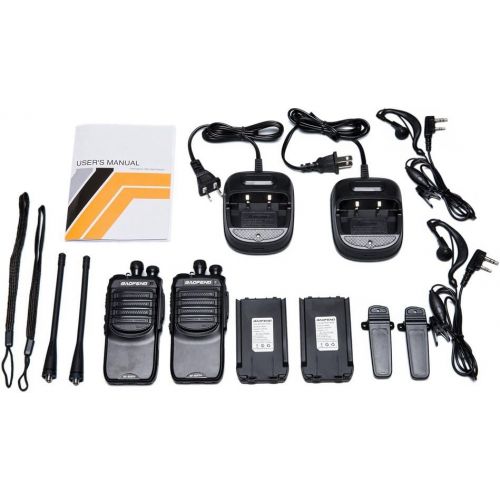  BaoFeng Walkie Talkies with Earpieces Mic and Reachargeble BF-888SA (10 Packs) for Adults Trolling Camping Hiking Hunting Travelling 2 Way Radios