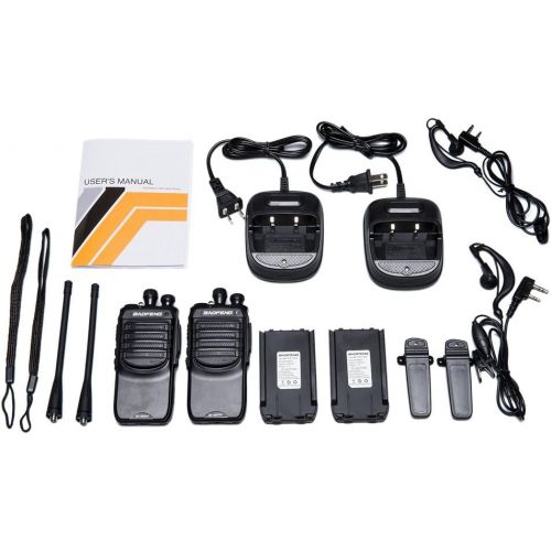  BaoFeng Walkie Talkies with Earpieces Mic and Reachargeble BF-888SA (10 Packs) for Adults Trolling Camping Hiking Hunting Travelling 2 Way Radios