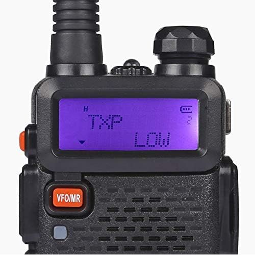  BaoFeng UV-5RTP Tri-Power 841W Two-Way Radio Transceiver (UV-5R Upgraded Version with Tri-Power), Dual Band 136-174400-520MHz True 8W High Power Two-Way Radio + 1 Remote Speaker