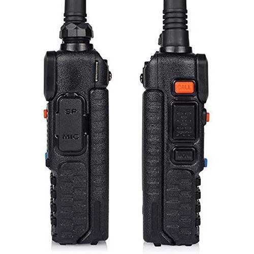  BaoFeng UV-5RTP Tri-Power 841W Two-Way Radio Transceiver (UV-5R Upgraded Version with Tri-Power), Dual Band 136-174400-520MHz True 8W High Power Two-Way Radio + 1 Remote Speaker