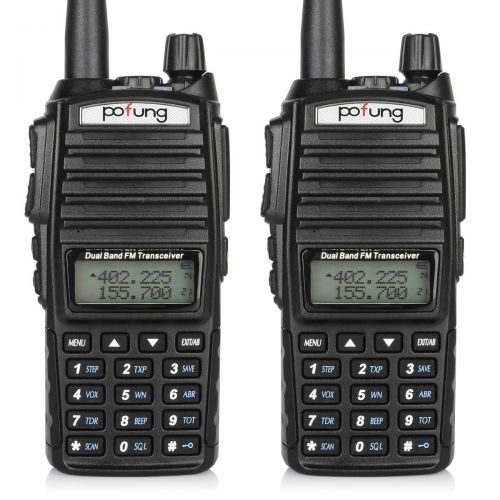  BaoFeng Pofung UV-82 Dual-Band 136-174400-520 MHz FM Ham Two-Way Radio, Transceiver - 2-Pack