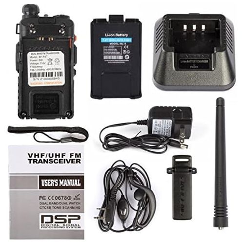  BaoFeng BF-F8+ 2nd Gen UV-5R Dual-Band 136-174400-520 MHz FM Ham Two-Way Radio Transceiver