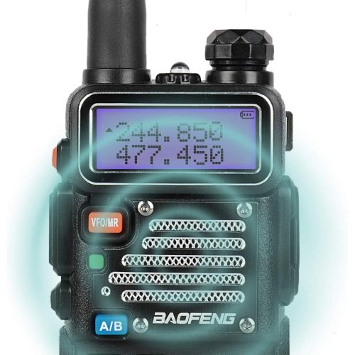  BaoFeng Baofeng X Radioddity UV-5RX3 Tri-Band Radio VHF, 1.25M, Uhf Amateur Handheld ham Two Way Radio Walkie Talkie with Earpiece and Charger