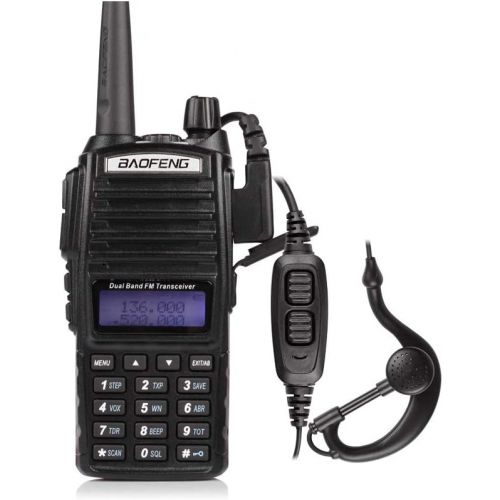  BaoFeng UV-82L Two Way Radio-Dual Band 136-174 MHz (VHF) 400-520 MHz (UHF) Amateur (Ham) Portable Two-Way Radio (Black)