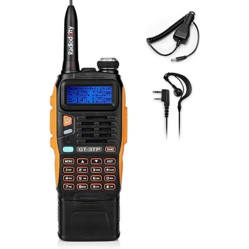  BaoFeng Pofung GT-3TP Mark-III Tri-Power 841W Two-Way Radio Transceiver with 7.4V 3800mAh Battery, Dual Band 136-174400-520 MHz True High Power, Upgraded Chip + High Gain Antenn