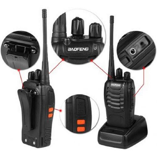  5 Pack BaoFeng BF-888S Portable Handheld 2-way Ham Radio with Original Earpieces + Baofeng Programming Cable (Support WIN7,64 Bit) -Customize 5pack Package