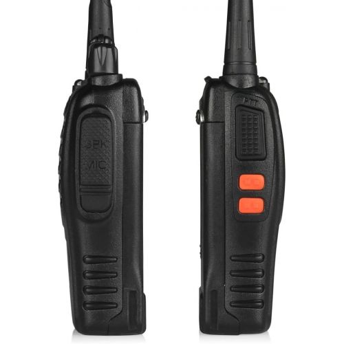  BaoFeng BF-888S Two Way Radio with Built in LED Flashlight (Pack of 4) + USB Programming Cable (1PC)