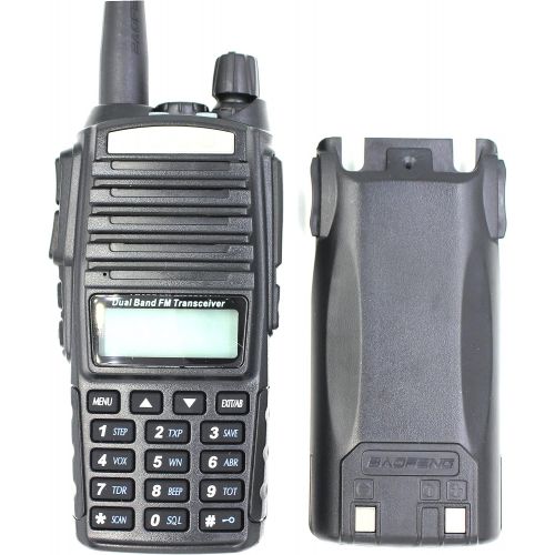  BaoFeng 2pcs Baofeng 5W with High Mid Low UV-82 Dual Band Ham Radio Station Amateur Portable Radio
