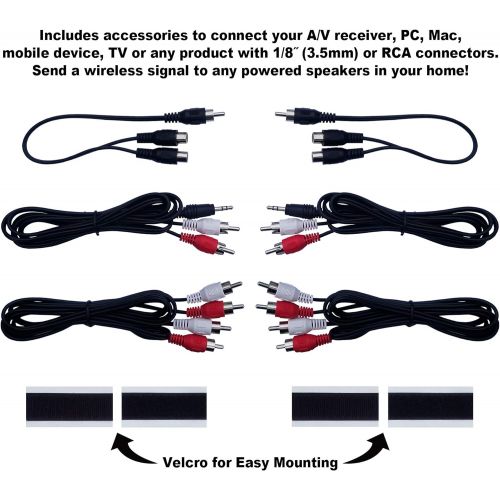  BIC America Wireless TransmitterReceiver Kit for Hookup of Wireless Subwoofers and Wireless Powered Speakers