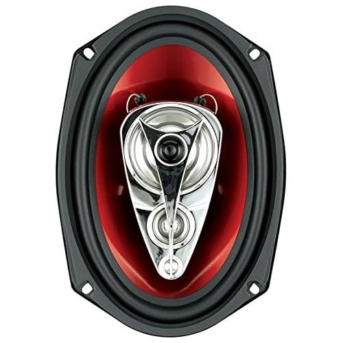  [아마존베스트]BOSS Audio Systems Boss Audio Systems CH6940 Car Speakers - 500 Watts Of Power Per Pair And 250 Watts Each, 6 x 9 Inch , Full Range, 4 Way, Sold in Pairs, Easy Mounting