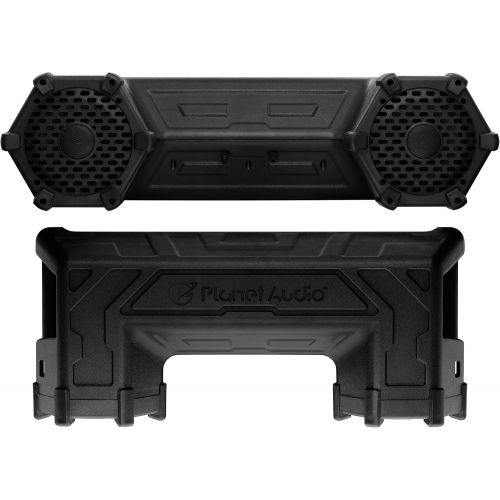  [아마존베스트]Planet Audio PATV65 Bluetooth, Amplified Sound System, Waterproof Speakers & Tweeters, Bluetooth Remote, Ideal For ATV/UTV