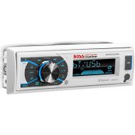 [아마존베스트]BOSS Audio Systems Boss Audio Systems MR632UAB Marine Stereo - Single Din, Bluetooth, - NO CD DVD MP3 WMA USB AM FM Radio, Detachable Front Panel, Weatherproof