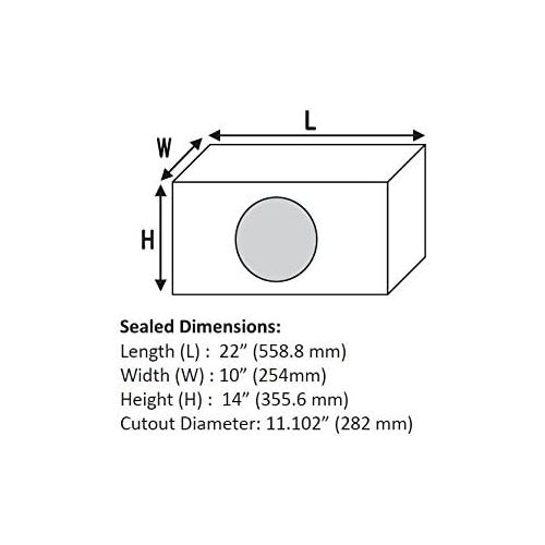  [아마존베스트]BOSS Audio Systems Boss Audio Systems CX122 1400 Watt, 12 Inch, Single 4 Ohm Voice Coil Car Subwoofer