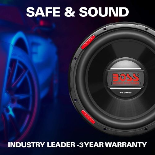  [아마존베스트]BOSS Audio Systems BOSS Audio AR120DVC 12 Inch Car Subwoofer - 1600 Watts Maximum Power, Dual 4 Ohm Voice Coil, Sold Individually