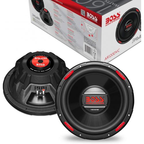  [아마존베스트]BOSS Audio Systems BOSS Audio AR120DVC 12 Inch Car Subwoofer - 1600 Watts Maximum Power, Dual 4 Ohm Voice Coil, Sold Individually