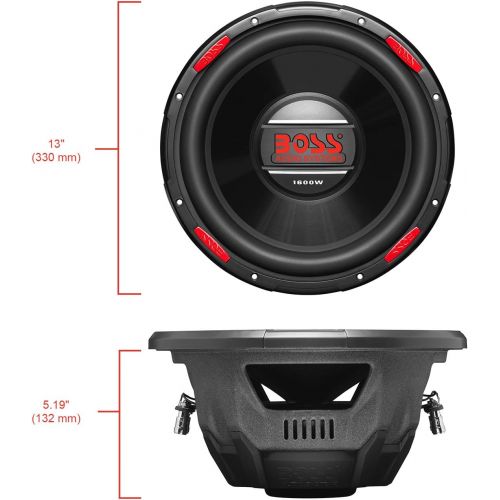  [아마존베스트]BOSS Audio Systems BOSS Audio AR120DVC 12 Inch Car Subwoofer - 1600 Watts Maximum Power, Dual 4 Ohm Voice Coil, Sold Individually