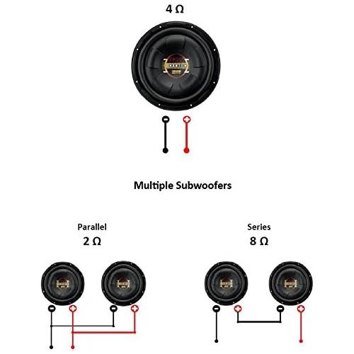  [아마존베스트]BOSS Audio Systems BOSS Audio D12F 1000 Watt, 12 Inch, Single 4 Ohm Voice Coil, Shallow Mount Car Subwoofer