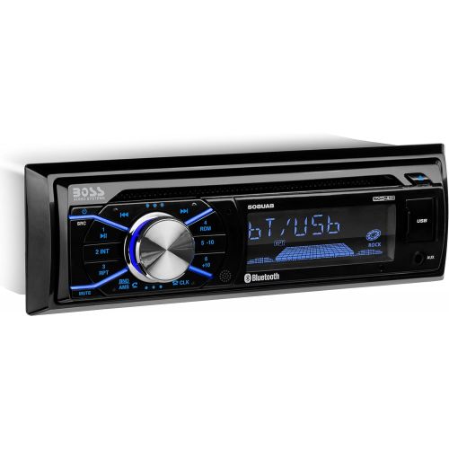  [아마존베스트]BOSS Audio Systems Boss Audio Systems 508UAB Multimedia Car Stereo - Single Din, Bluetooth Audio Hands-Free Calling, Built-in Microphone, CD MP3 USB AUX Input, AM FM Radio Receiver, LCD Display, Wire