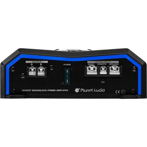  [아마존베스트]Planet Audio PL1500.1M Pulse 1500 Watt, 2 Ohm Stable Class A/B, Monoblock, Mosfet Car Amplifier with Remote Subwoofer Control