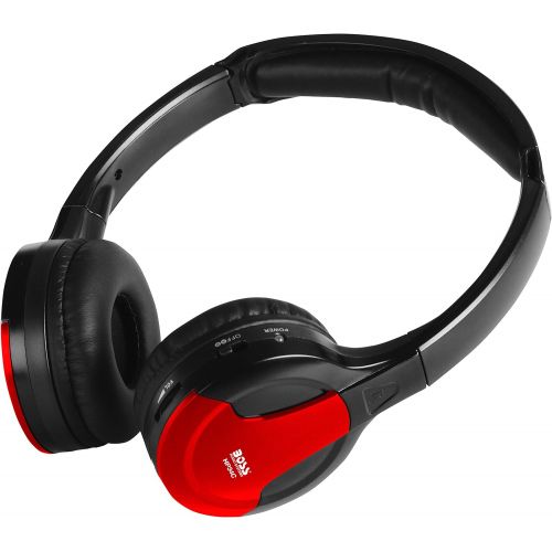  [아마존베스트]BOSS Audio Systems BOSS Audio HP34C Dual Channel Foldable Wireless Headphone, Interchangeable Color Accent Caps