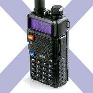 BTECH UV-5X3 5 Watt Tri-Band Radio VHF, 1.25M, UHF, Amateur (Ham), Includes Dual Band Antenna, 220 Antenna, Earpiece, Charger, and More