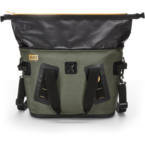  Built NY 5213958 Large Welded Insulated Leak-Proof Soft Cooler Bag with Wide Mouth Opening, Olive