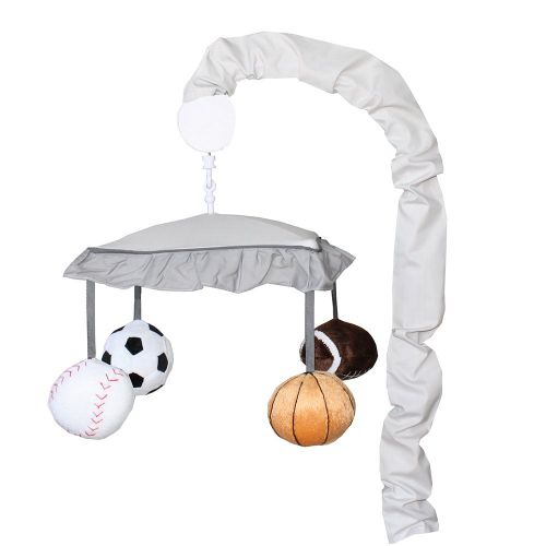  Visit the BabyFad Store BabyFad Sports Champion Grey 10 Piece Baby Crib Bedding Set