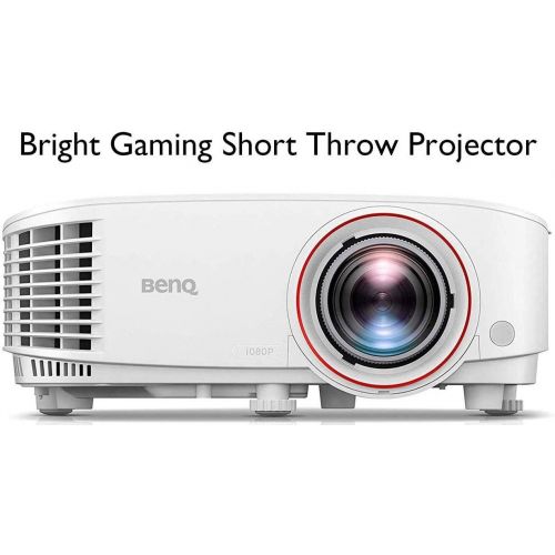 벤큐 BenQ 1080p DLP Home Theater Short Throw Projector (TH671ST), 3000 Lumens, Low Input Lag for Gaming, Ambient Light Sensor