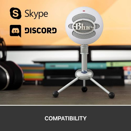  Blue Microphones Blue Snowball USB Microphone (Textured White)