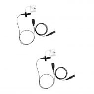 Bommeow 2 Pack BOMMEOW BCT15-AX 1-Wire Acoustic Clear Tube Earpiece for Motorola Mototrbo DEP550 DEP570 XPR3500
