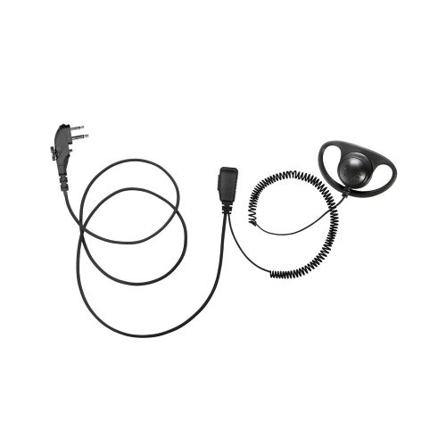  Bommeow 10 Pack BOMMEOW BDS15-H4 D Shape Earhanger D-Earpiece for 2 Pin Screw Hytera TC-446S BD502 BD552 RCA Relm