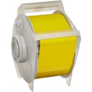 Brady 76689 GlobalMark 25 Length x 2.25 Width B-509 Magnetic Supply, Yellow Tape