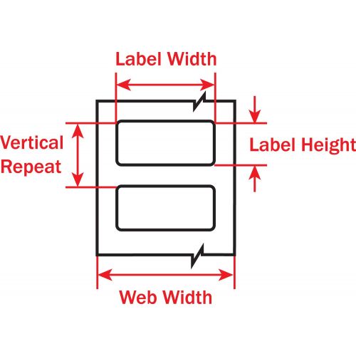  Brady THT-161-483-1 4 Width x 4 Height, B-483 Polyester, Gloss Finish White Thermal Transfer Printer BradyBondz Label (1000 per Roll)