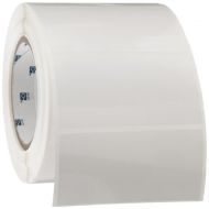 Brady THT-55-484-1 4 Width x 2 Height, B-484 Permanent Polyester, Gloss Finish White Thermal Transfer Printable Label (1000 per Roll)