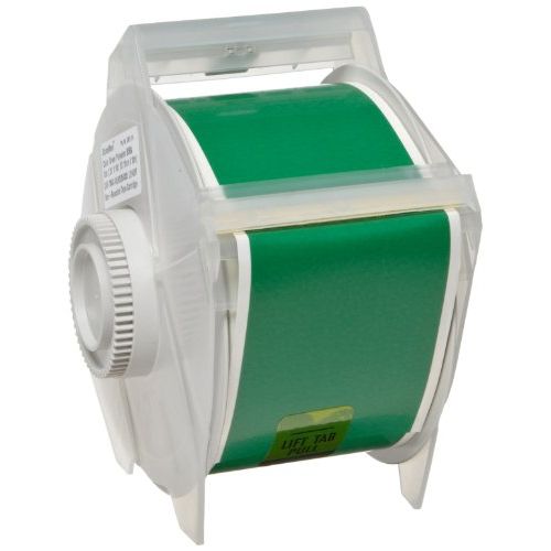  Brady 76640 GlobalMark 100 Length x 2.25 Width, B-569 Hi-Performance Polyester, Green Tape