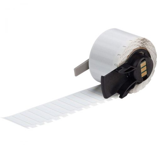  Brady PTL-14-717 BMP71 TLS 2200 TLS-PC Link Label, Gloss, Static Dissipative Polyimide, 0.187 H x 1.000 W, White, 1 Quantity per Row, 750Roll (Pack of 750)