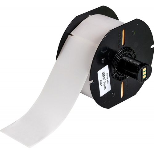  Brady B33-82-427 Label, Self-Laminating Vinyl, 6.000 H x 2.000 W, 200Roll (Pack of 200), ClearWhite