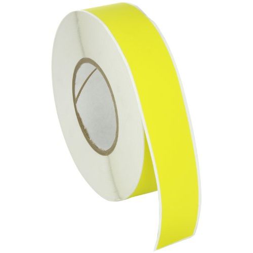  Brady THT-105-437-YL Self-Extinguishing Tedlar Thermal Transfer Printable Labels , Yellow (1 Roll, 1 Roll per Package)